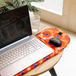 Floral Print Laptop Sleeve | Orange
