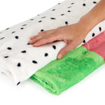 Sushi Roll Cushion & Blanket | White