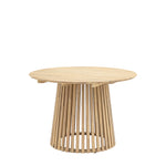 Outdoor Rialto Round 4 Seater Dining Table | Natural