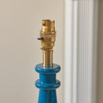 Myrtle Spindle Table Lamp Base | Marlin Blue