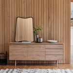 Madrid Mid-Century Scandi 3 Drawer Sideboard | Oak