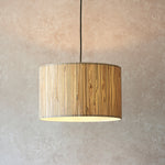 Longshore Seagrass 1 Pendant Light | Black/Natural