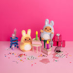 Bunny Ricespud Mini Sitting Plush Toy | Blue