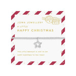 Kids' Stocking A Little Gift Set | 'Happy Christmas' Bracelet & Hair Clips | Silver Plated