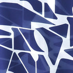 Lightweight Shatter Print Scarf | Navy & White