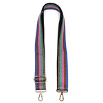 Lurex Rainbow Striped Bag Strap | Multicolour