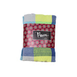 Women's Crinkle Checked Blanket Scarf | Blue/Green