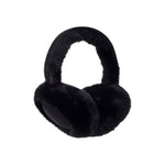 Women's Faux Fur Ear Muffs | Ebony Black