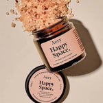 Happy Space Mini Bath Salts | Rose, Geranium & Amber | 120g
