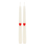 3D Romance Taper Candles | Set of 2 | 25cm