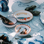 Ceramic Hanging Caviar Wall Plate | 15cm