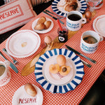 Checkered Baguette Tablecloth | Red