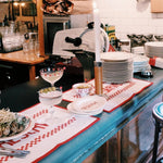 Cotton 'Réservé' Placemat | Red & White