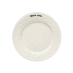 'Drama Queen' Breakfast Plate | White