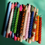 Leopard Print Taper Candles | Set of 2