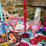 Peony Taper Candle Holder | Pink | 33.5cm