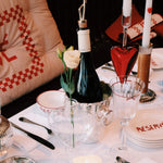 Poetic Love Glass Candle Holder | 33cm