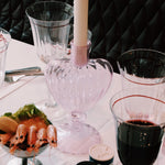 Rose Parfum Glass Candle Holder | 20cm