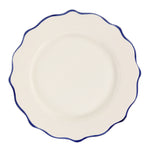 Scalloped Ceramic Dinner Plate | Marine Blue | 26.5cm