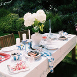 Soupe Bouillabaisse Tablecloth | White & Blue