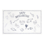 Soupe Bouillabaisse Tablecloth | White & Blue