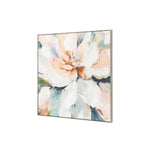 'Petal Poetry' Framed Canvas | Natalie Taylor | 80x80cm