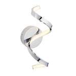 Astral Spiral Bathroom Wall Light | Chrome