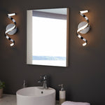 Astral Spiral Bathroom Wall Light | Chrome
