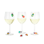 Beetle-Shaped Glass Markers | Set of 8