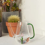 Botanical Tulip Glass Watering Can | 1L