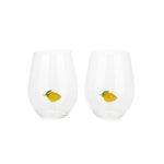 Botanical Lemon Glasses | Set of 2