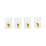 Botanical Lemon Shot Glasses | Set of 4
