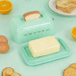Ceramic Toaster Butter Dish | Turquoise