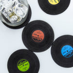 Vinyl Record Coasters | Set of 4