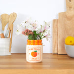 Novelty Jar Vase | Pure Peach Jam | 13cm