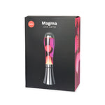 Retro Magma Lava Lamp | Silver & Pink