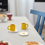 Fried Egg Coffee Cups & Saucers | Set of 2