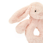Bashful Blush Bunny Ring Rattle | Baby Jellycat
