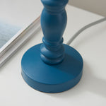 Bibury Spindle Table Lamp Base | Marlin Blue