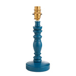 Bibury Spindle Table Lamp Base | Marlin Blue