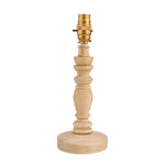 Bibury Spindle Table Lamp Base | Natural Ash