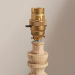 Bibury Spindle Table Lamp Base | Natural Ash