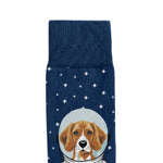 Men's Astronaut Dog Socks