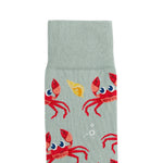 Men's Cute Crab & Seashell Socks
