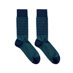 Men's Striped Socks | Blue