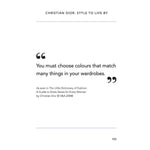 'The Little Guide to Christian Dior: Style to Live By' Book