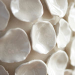 Borello Crackle Table Lamp Base | Ivory