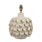 Borello Crackle Table Lamp Base | Ivory