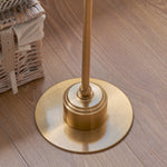 Burley Portable Floor Lamp Base | Aged Brass
