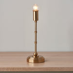 Burley Portable Table Lamp Base | Aged Brass